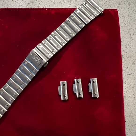 Cartier De Santos Medium Links for Strap - Picture 1 of 2
